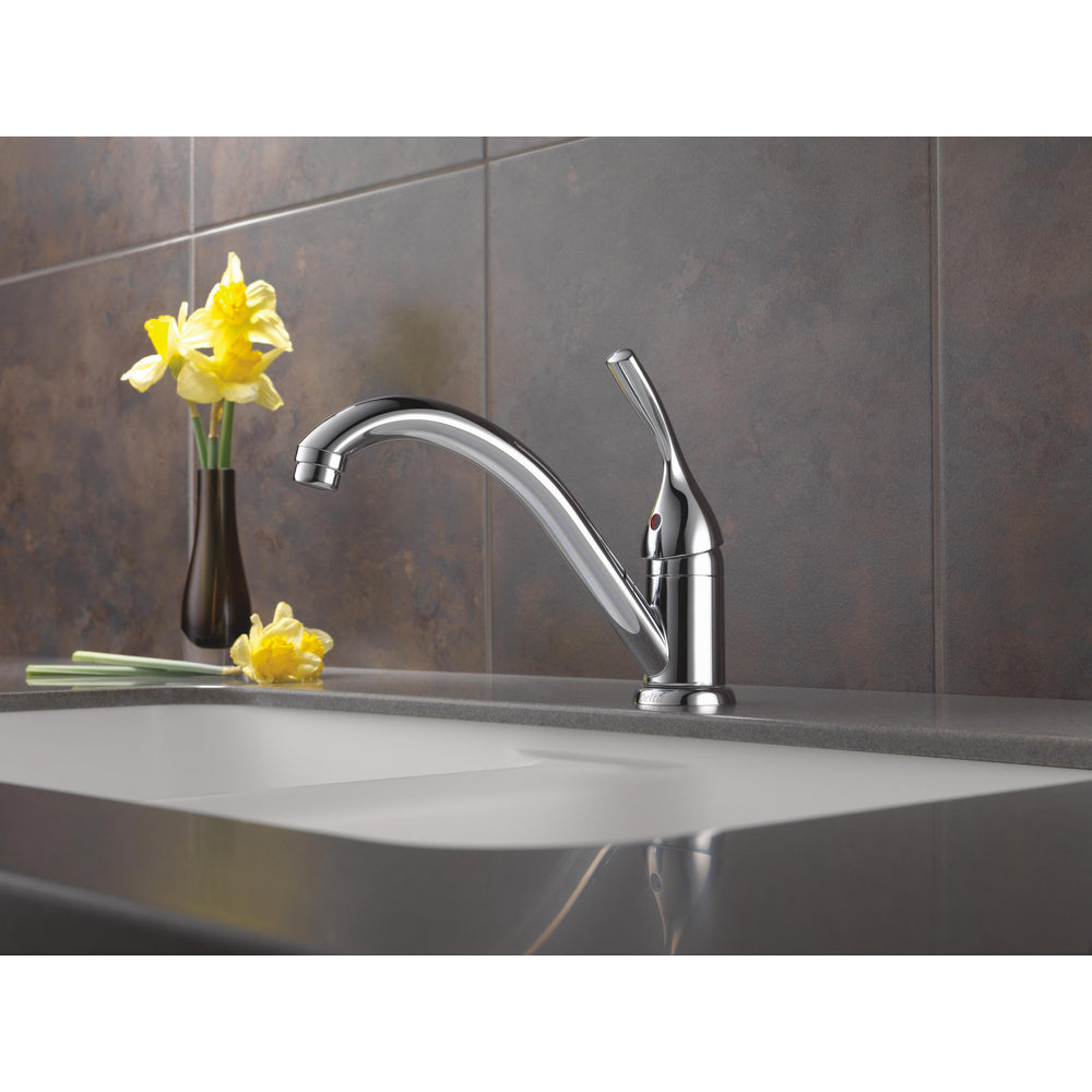 Delta Classic Single Handle Kitchen Faucet Cr 101-DST