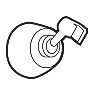 Moen Commercial Hand-Held Showerwall Bracket Kit, 5270 Series 104414 in Chrome (104414)