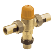 Moen Commercial High Flow Thermostatic Mixing Valve 1/2" CC Connections 104465 in Chrome (104465)
