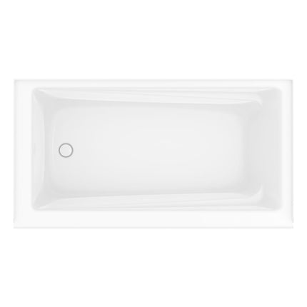 New Town 6030 IFS Acrylic Alcove Left-Hand Drain Bathtub in White - Plumbing Market