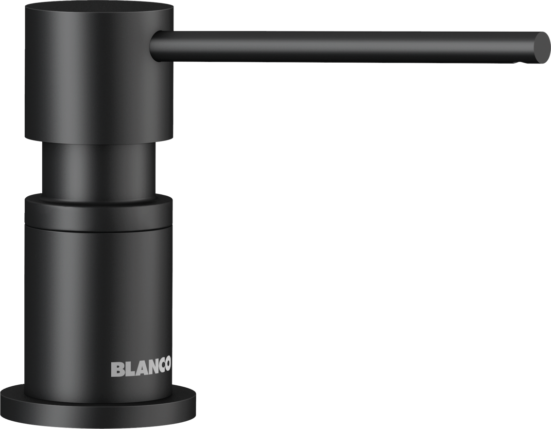 Blanco Lato soap dispenser in Matte Black