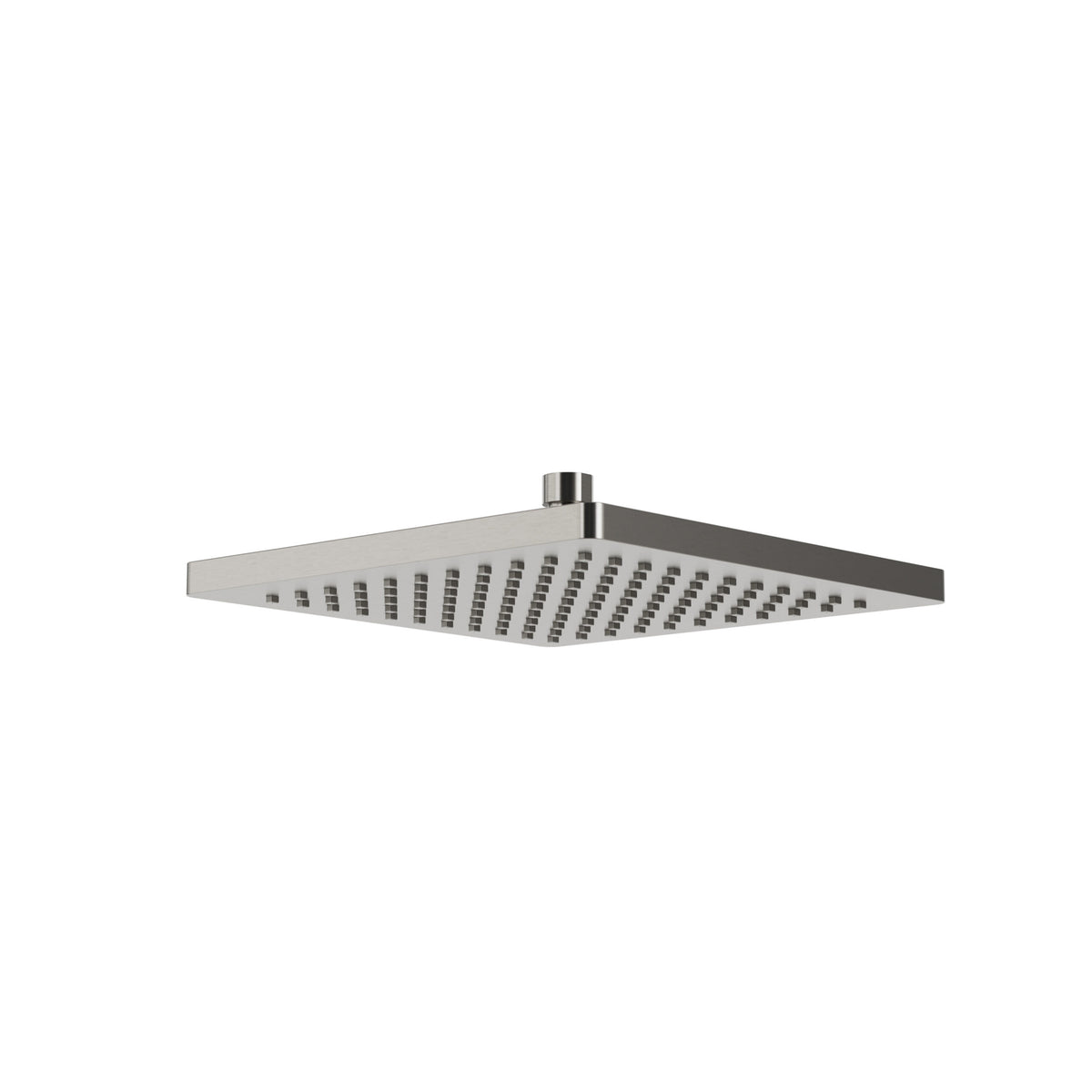Aquabrass Xpress 10” Square Rainhead XP184 in Brushed Nickel PVD