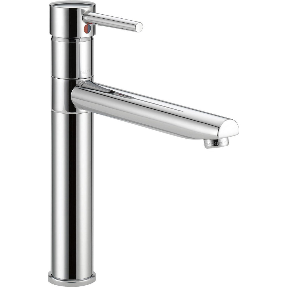 Delta Trinsic Single Hole Kitchen Faucet - Chrome