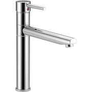 Delta Trinsic Single Hole Kitchen Faucet - Chrome