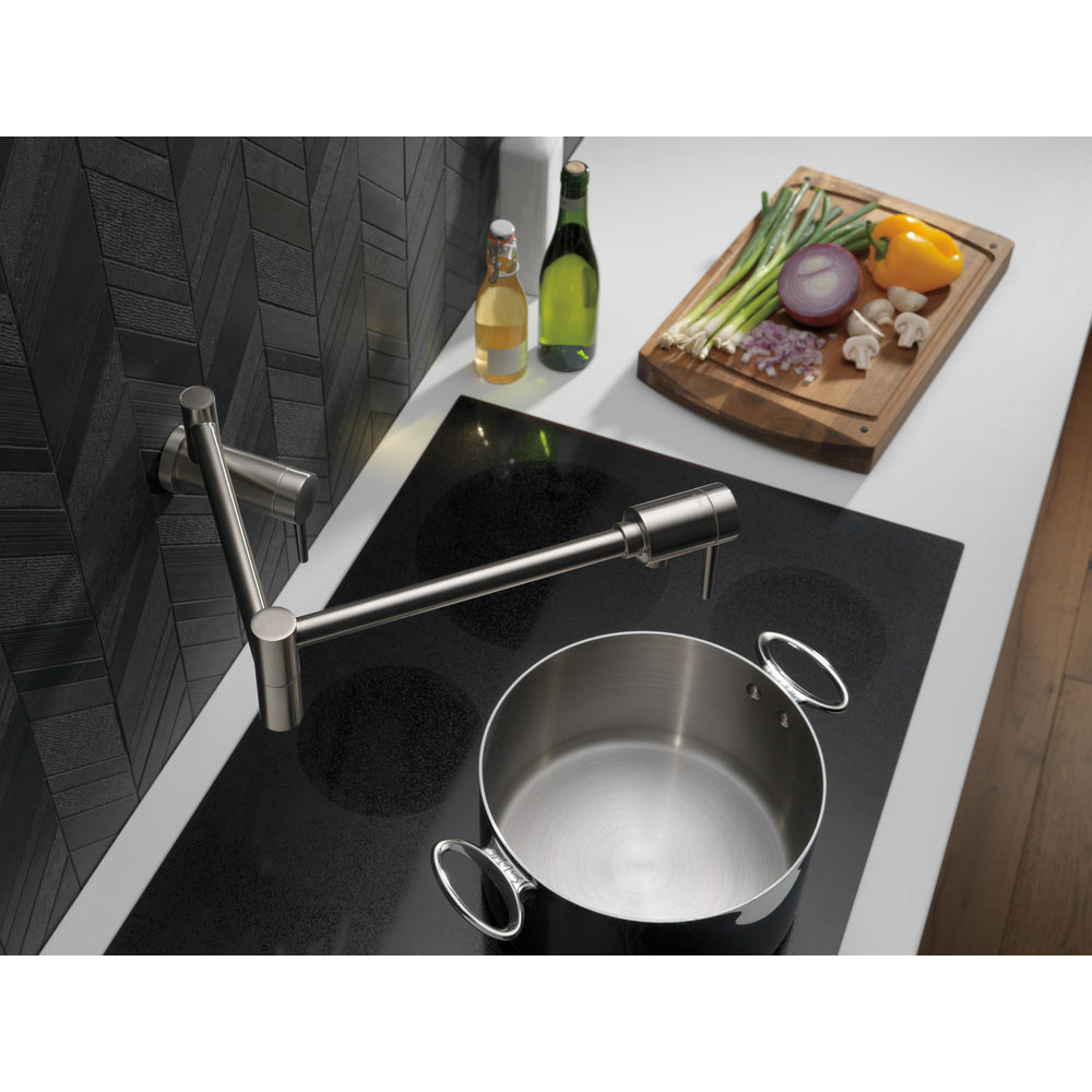 Delta Pot Filler 1165LF - Stainless Steel