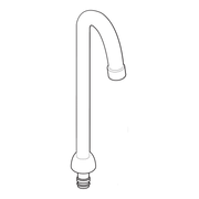 Moen Commercial Spout Kit, 8948 116715 in Chrome (116715)