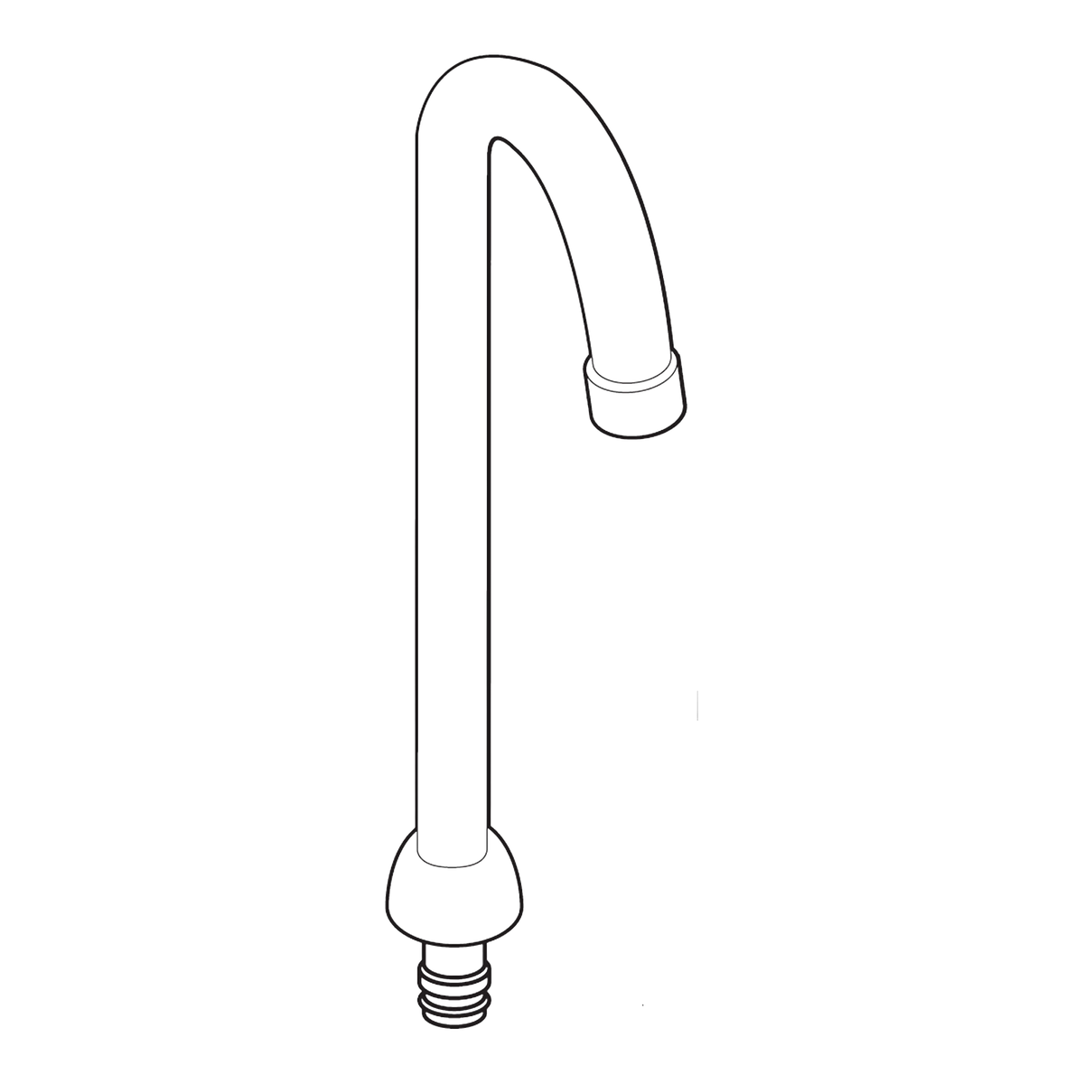Moen Commercial Spout Kit, 8948 116715 in Chrome (116715)