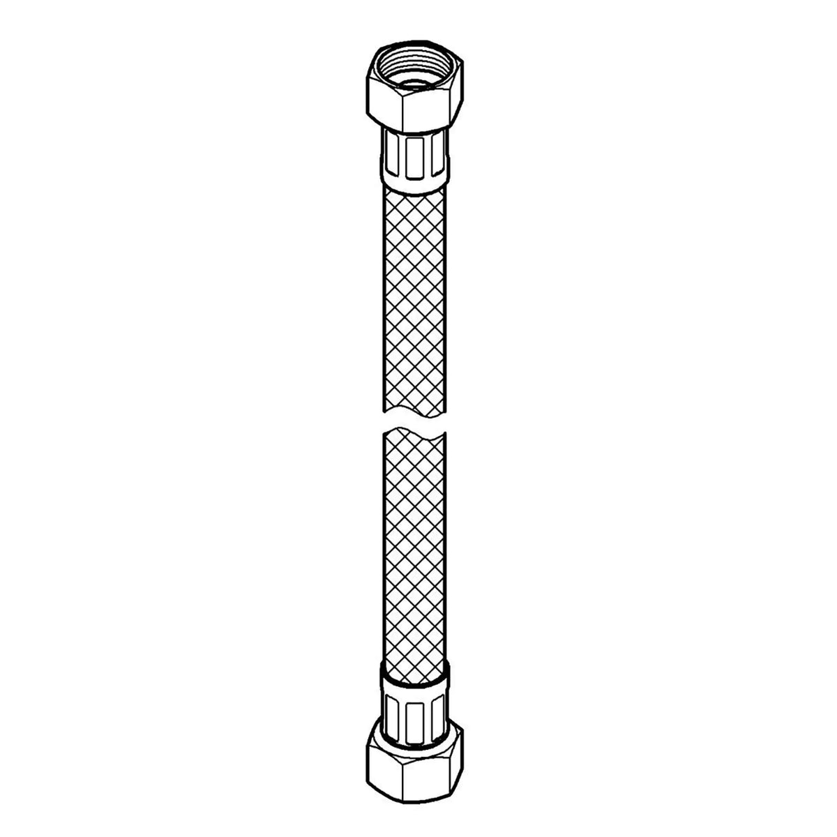 GROHE Connection Tube 07227_0 - StarLight Chrome