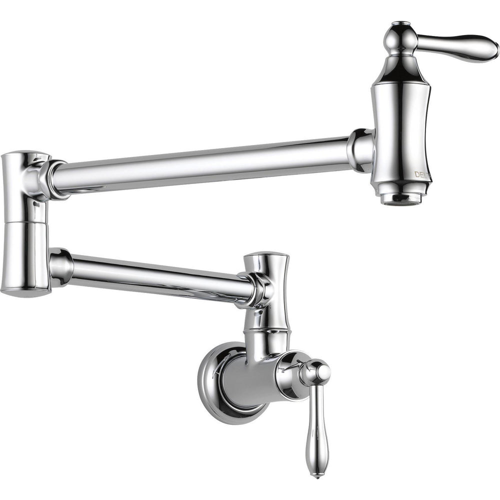 Delta Wallmount Pot Filler Faucets - Chrome