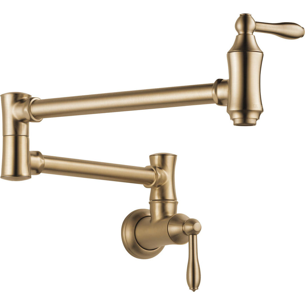 Delta Wallmount Pot Filler Faucets - Champagne Bronze