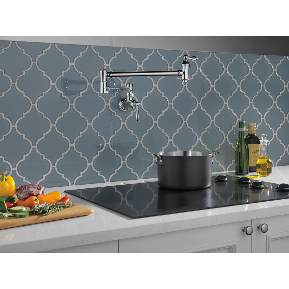 Delta Wallmount Pot Filler Faucets - Chrome