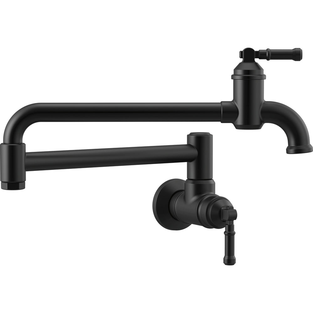 Delta Broderick Wall-Mount Pot Filler 2L - Matte Black