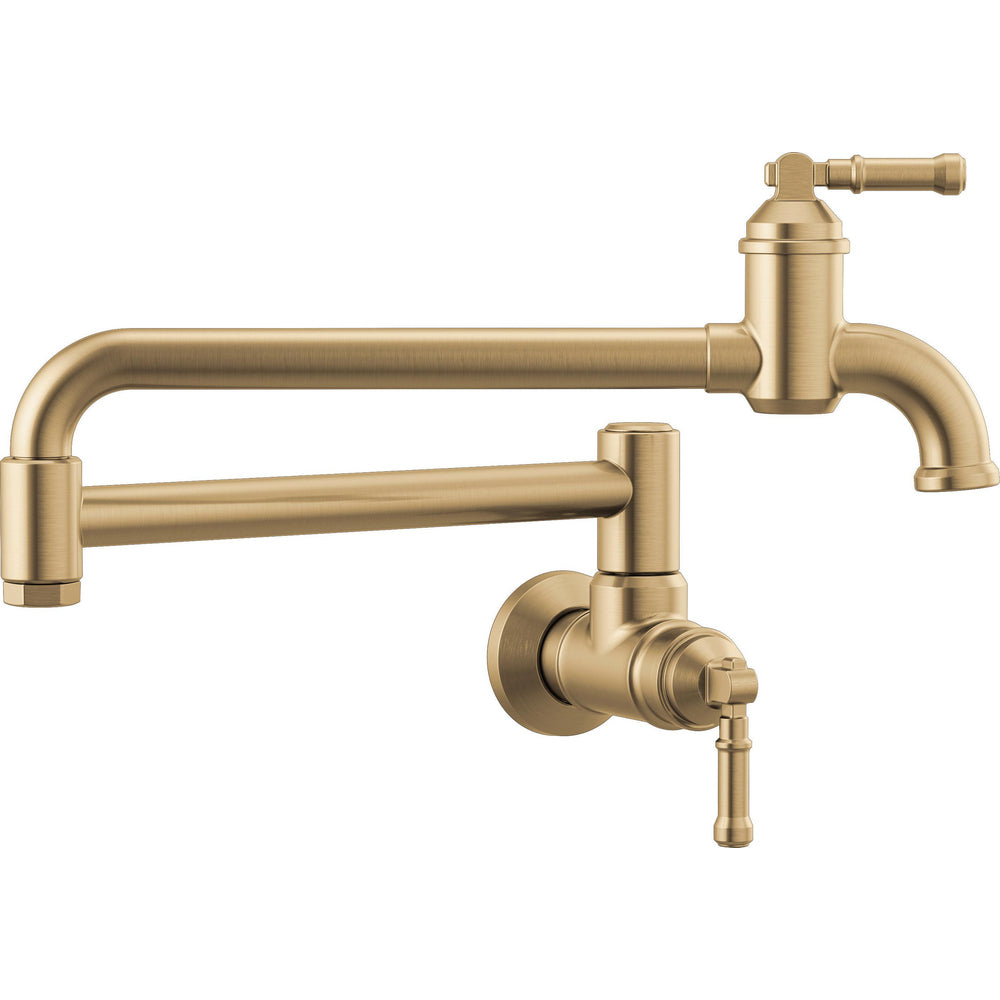 Delta Broderick Wall-Mount Pot Filler 2L - Champagne Bronze