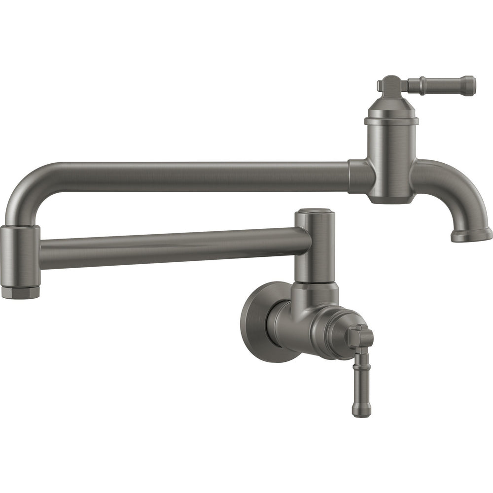 Delta Broderick Wall-Mount Pot Filler 2L - Black Stainless