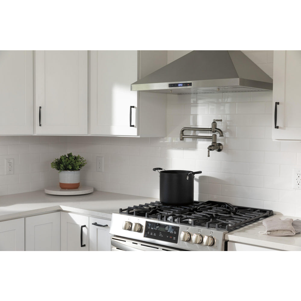 Delta Broderick Wall-Mount Pot Filler 2L - Black Stainless