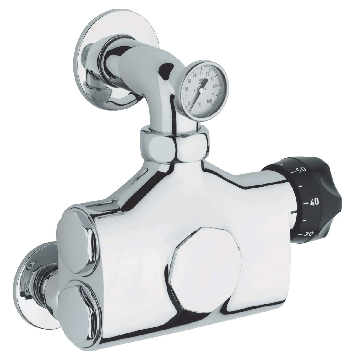GROHE Grohtherm Straight Union - StarLight Chrome