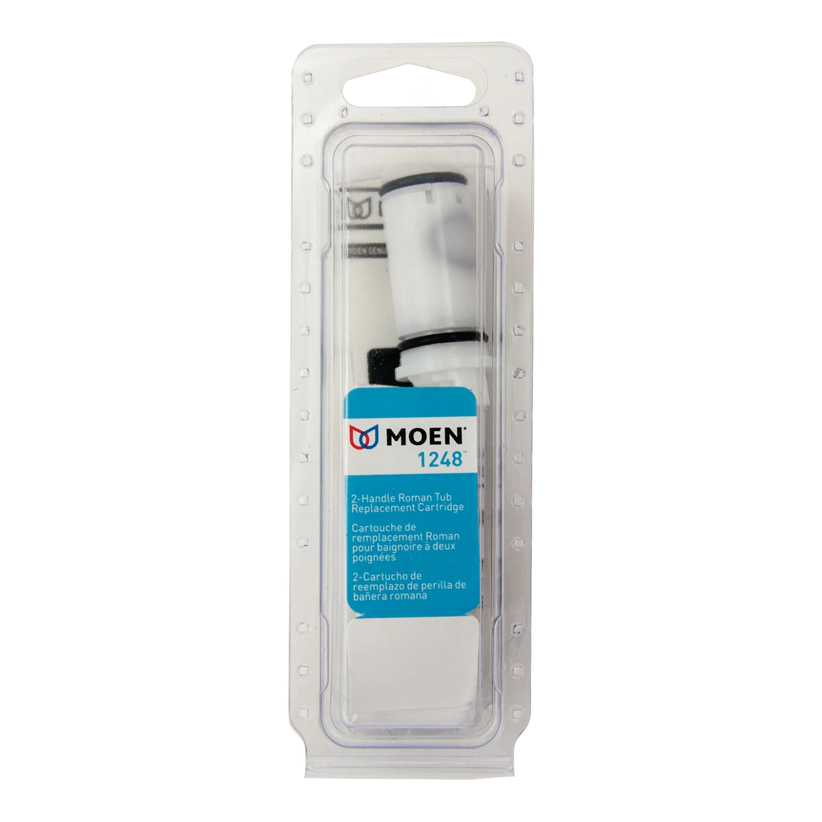 Moen Two-Handle Replacement Cartridge for High Flow Roman Tubs 1248 in Chrome (1248) - view 2