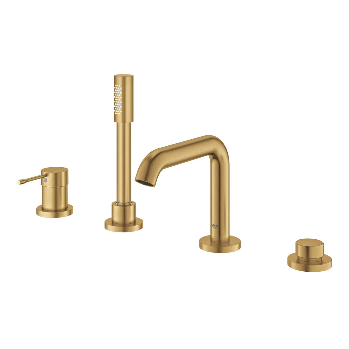 Grohe ESSENCE NEW OHM TRIMSET BATH 4-H U-SPOUT  Brushed Cool Sunrise 19578GNA - Brushed Cool Sunrise