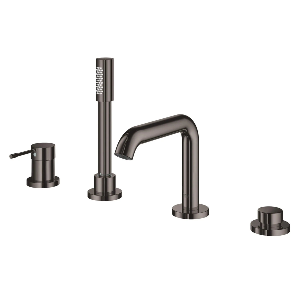 Grohe ESSENCE NEW OHM TRIMSET BATH 4-H U-SPOUT  Hard Graphite 19578A0A - Hard Graphite
