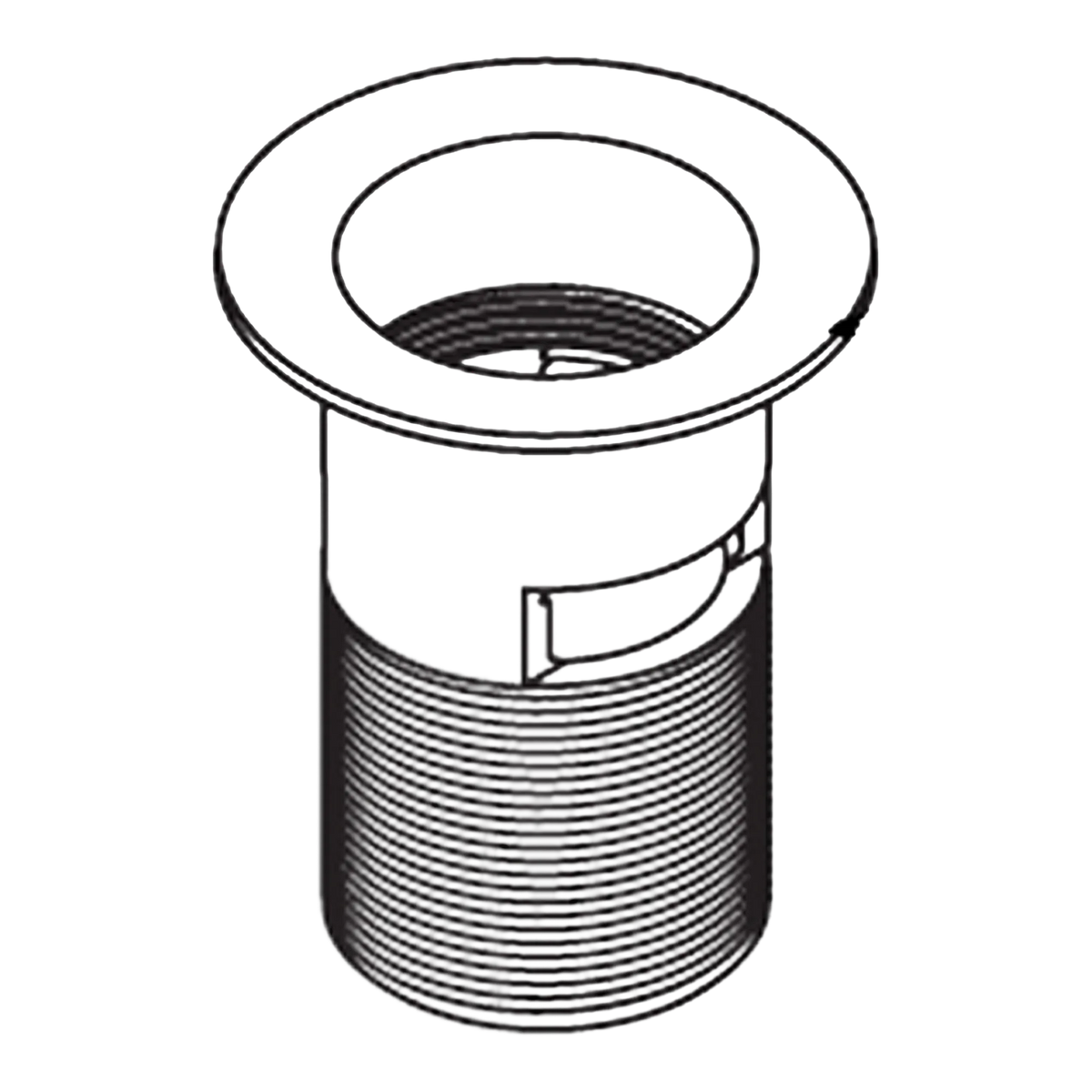 Moen Spring Loaded Push Button Bathroom Drain Assembly (With Overflow) 131553 in Brushed Gold (131553BG) - view 2