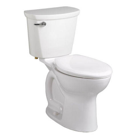 American Standard Cadet Pro Two-Piece 1.28 gpf/4.8 Lpf Chair Height Elongated Toilet Less Seat with Lined Tank American Standard