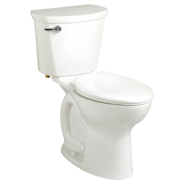 American Standard Cadet Pro Two-Piece 1.6 gpf/6.0 Lpf Chair Height Round Front Toilet Less Seat with Lined Tank American Standard