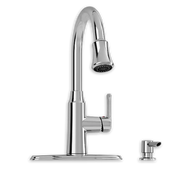American Standard Danao Single-Handle Pull-Down Triple Spray Kitchen Faucet with Soap Dispenser 1.8 gpm/6.8L/min