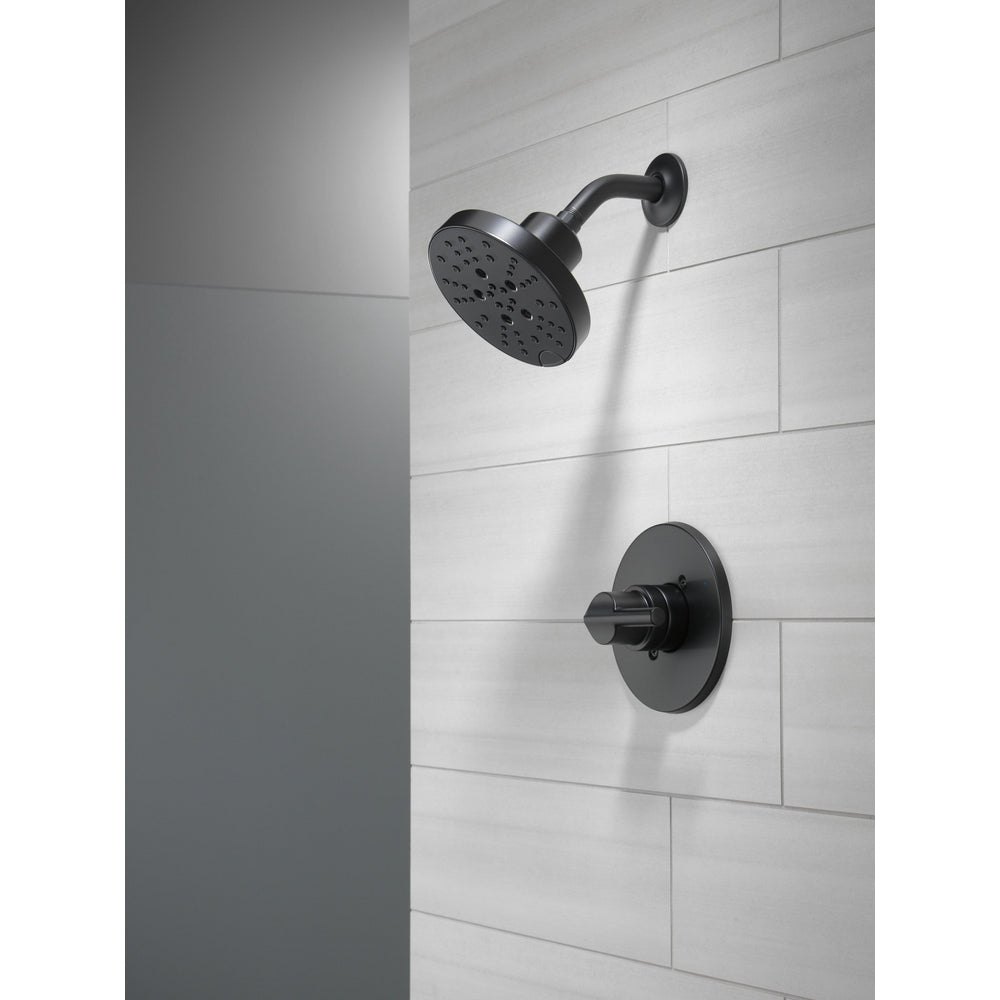 Delta Nicoli Shower Rough & Trim 1L 14S - Matte Black