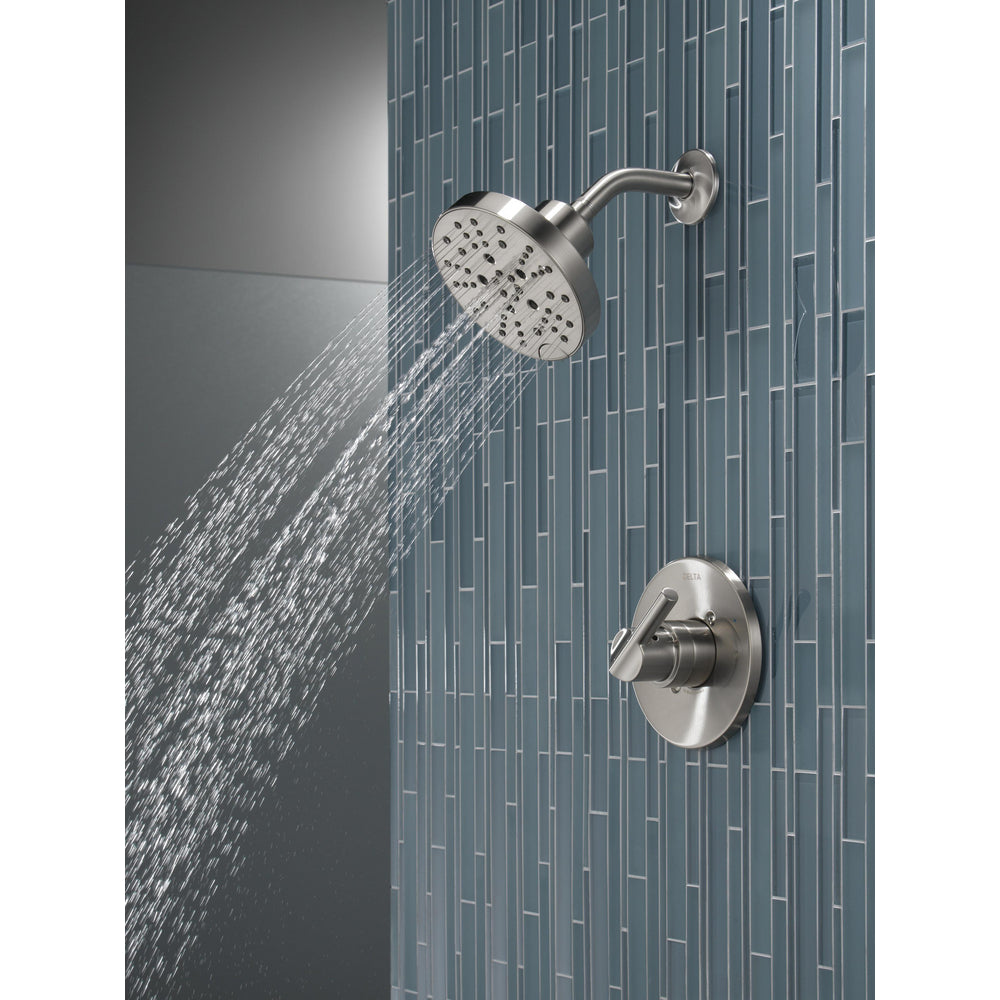 Delta Nicoli Shower Rough & Trim 1L 14S - Stainless