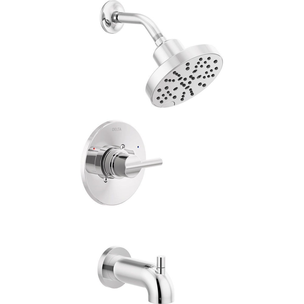 Delta Nicoli Tub/Shower Rough & Trim 1L 14S - Chrome