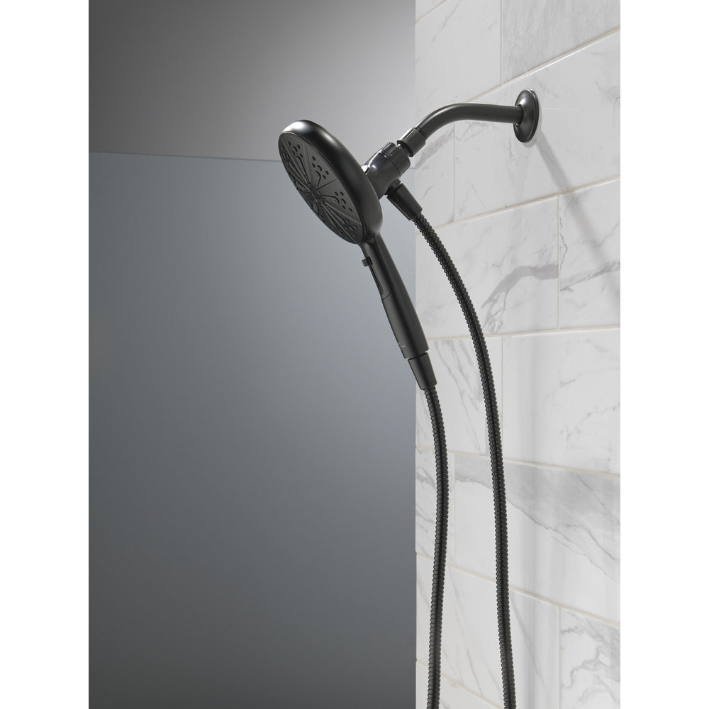 Delta Nicoli Tub/Shower Rough & Trim 1L 14S Suredock - Matte Black