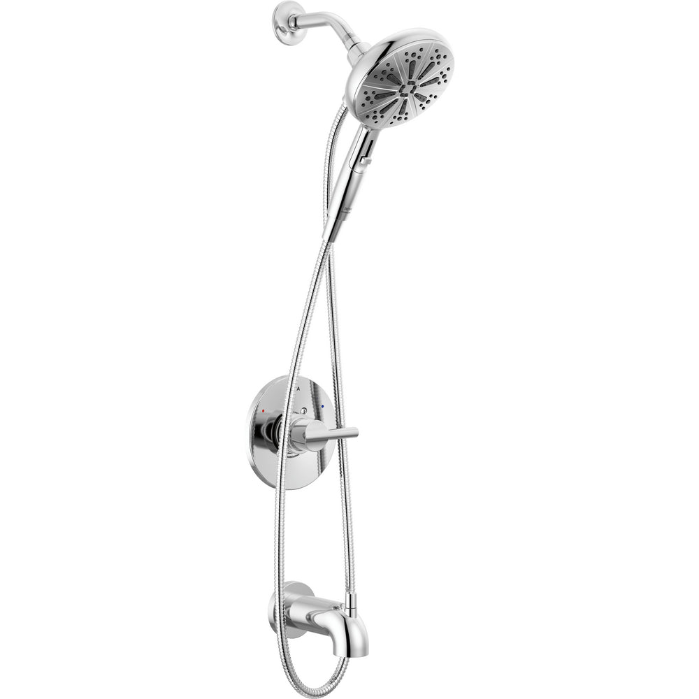 Delta Nicoli Tub/Shower Rough & Trim 1L 14S Suredock - Chrome