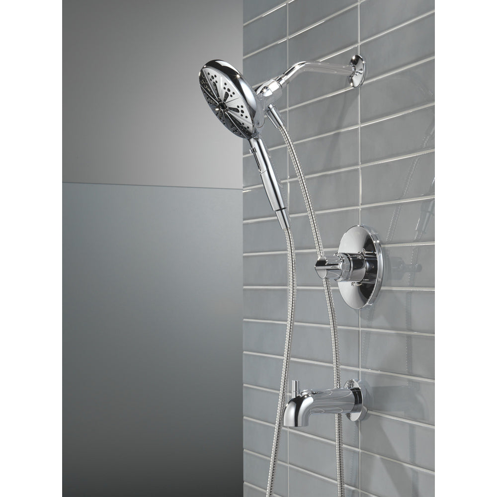 Delta Nicoli Tub/Shower Rough & Trim 1L 14S Suredock - Chrome