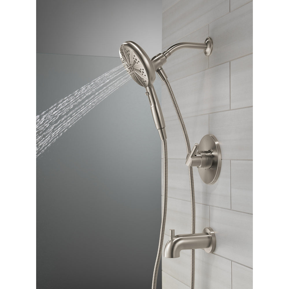 Delta Nicoli Tub/Shower Rough & Trim 1L 14S Suredock - Stainless