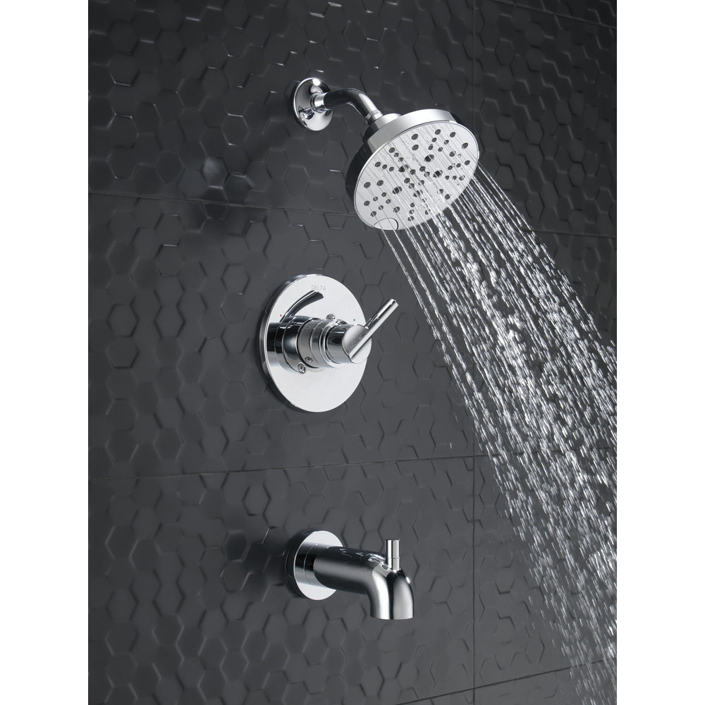 Delta Nicoli Tub/Shower Rough & Trim 1L 14S - Chrome