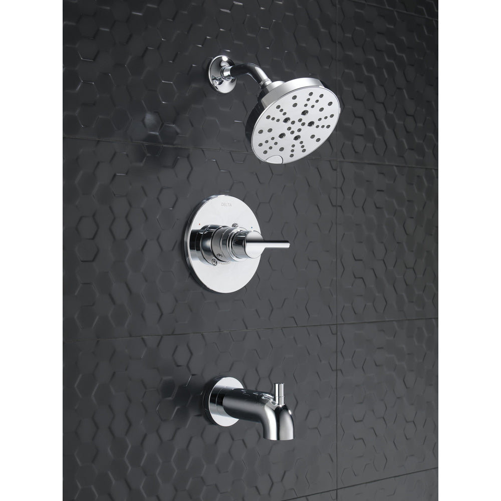 Delta Nicoli Tub/Shower Rough & Trim 1L 14S - Chrome