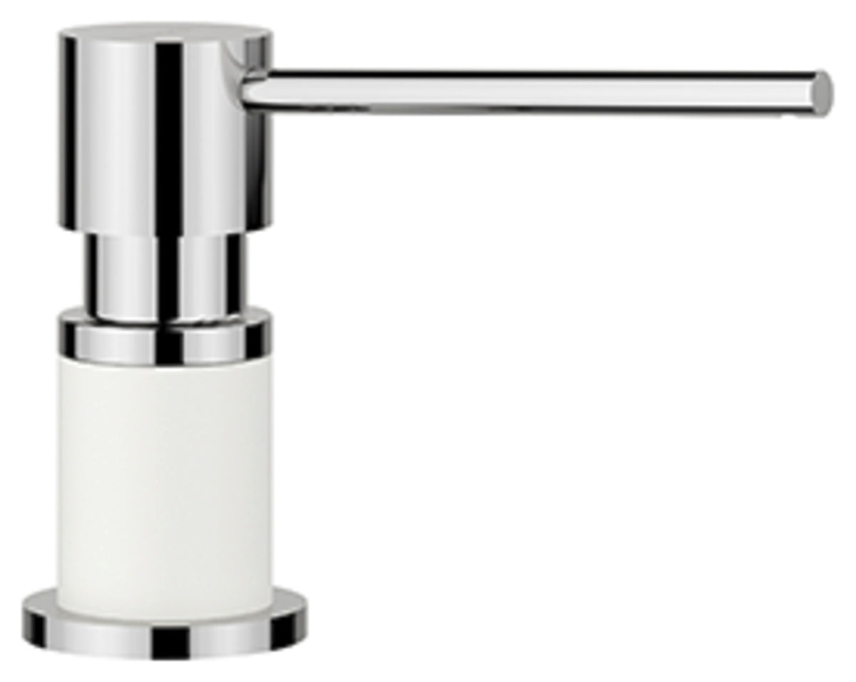 Blanco Lato soap dispenser installed in a kitchen