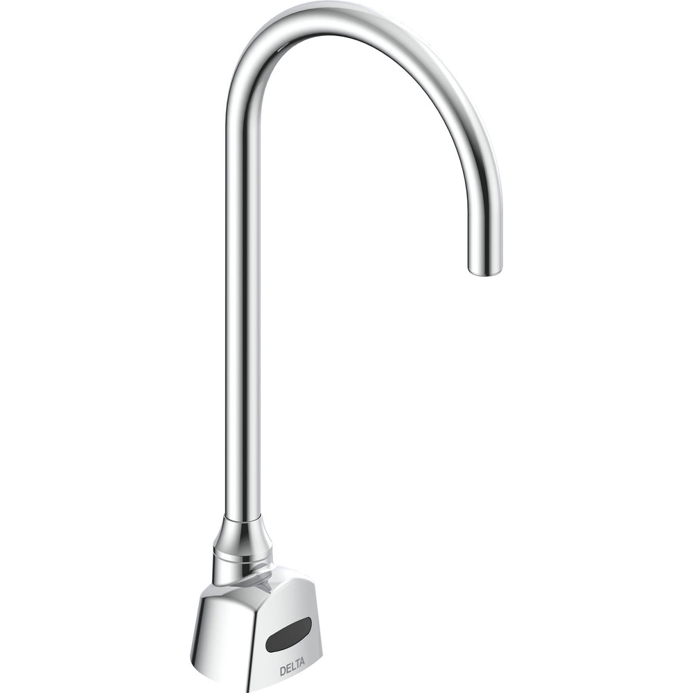 Delta Commercial 1500TF3388TR Electronic Smooth End Gooseneck Faucet (Trim Only) - Hardwire Operated - Chrome