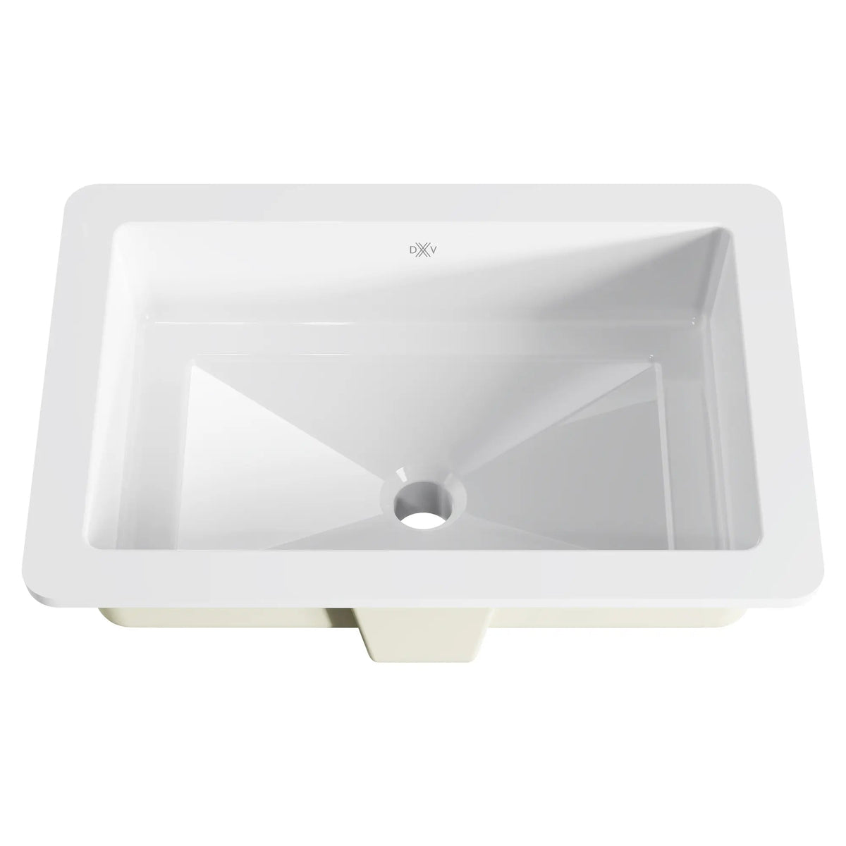 DXV POP Rectangular Sink in Canvas White (D20050000.415) - view 4