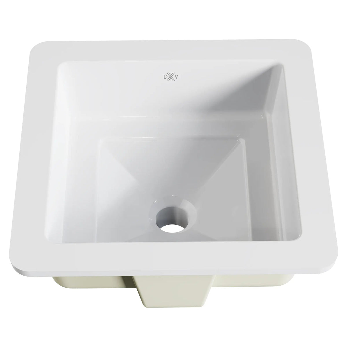 DXV POP Square Sink in Canvas White (D20060000.415) - view 5
