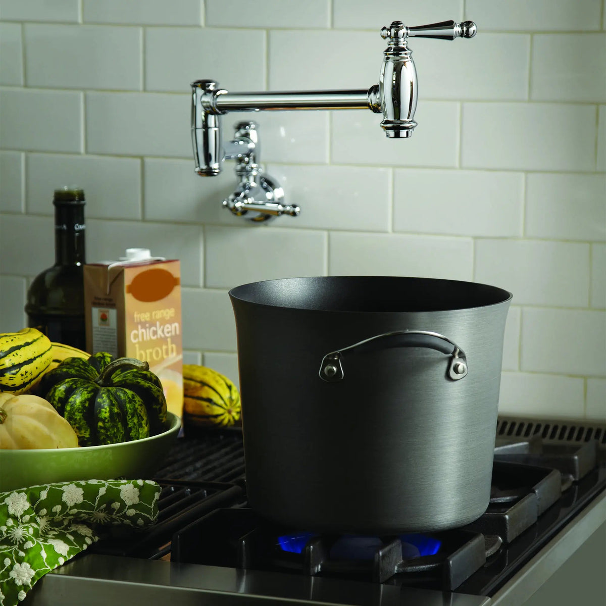 DXV Traditional Kitchen Pot Filler in Polished Chrome (D35402900.100) - view 2