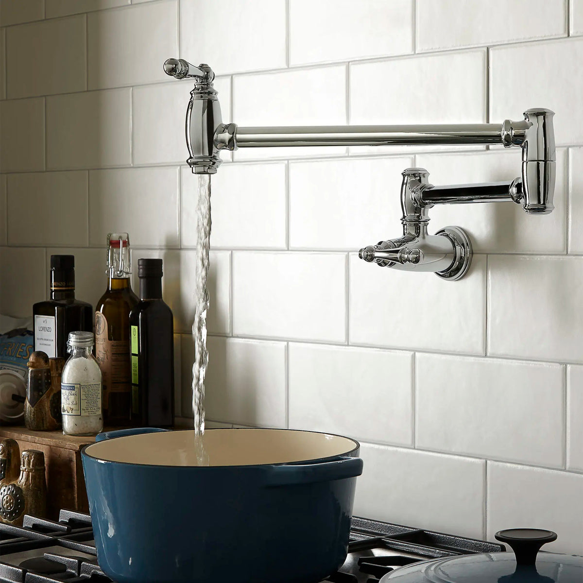 DXV Traditional Kitchen Pot Filler in Polished Chrome (D35402900.100) - view 3