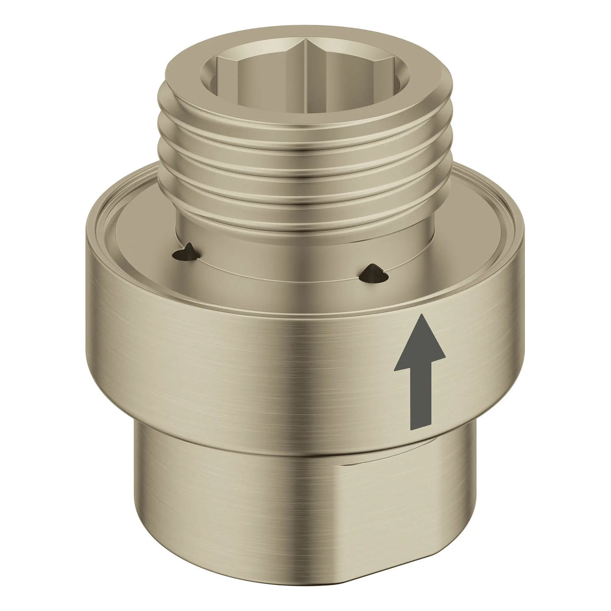 GROHE ½" Inline Vacuum Breaker - Brushed Nickel