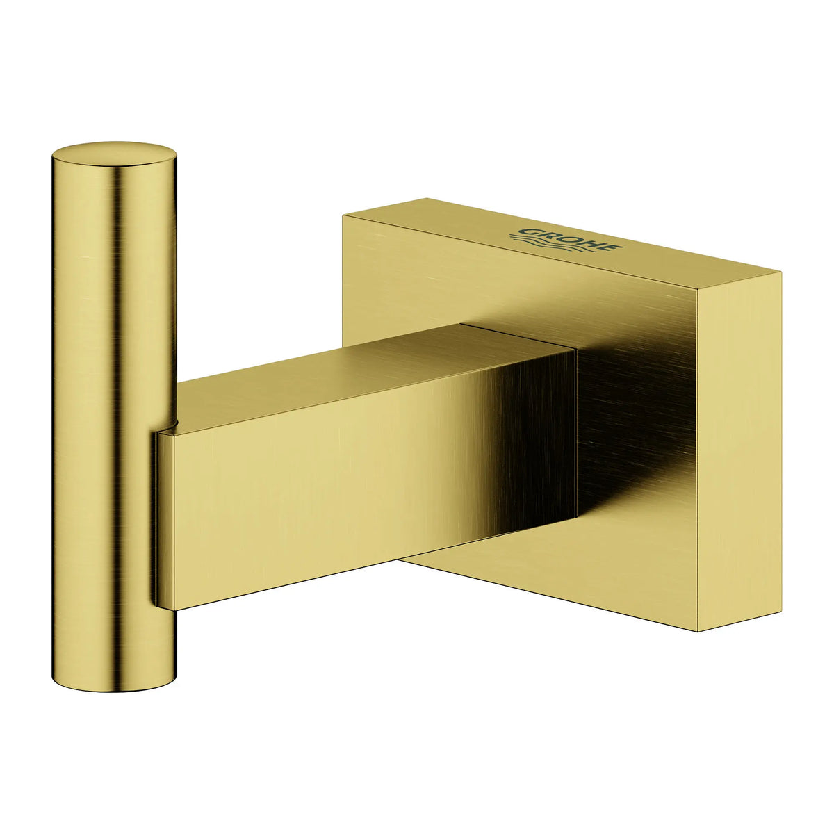 Grohe ESSENTIALS CUBE ROBE HOOK  Brushed Cool Sunrise 40511GN1 - Brushed Cool Sunrise