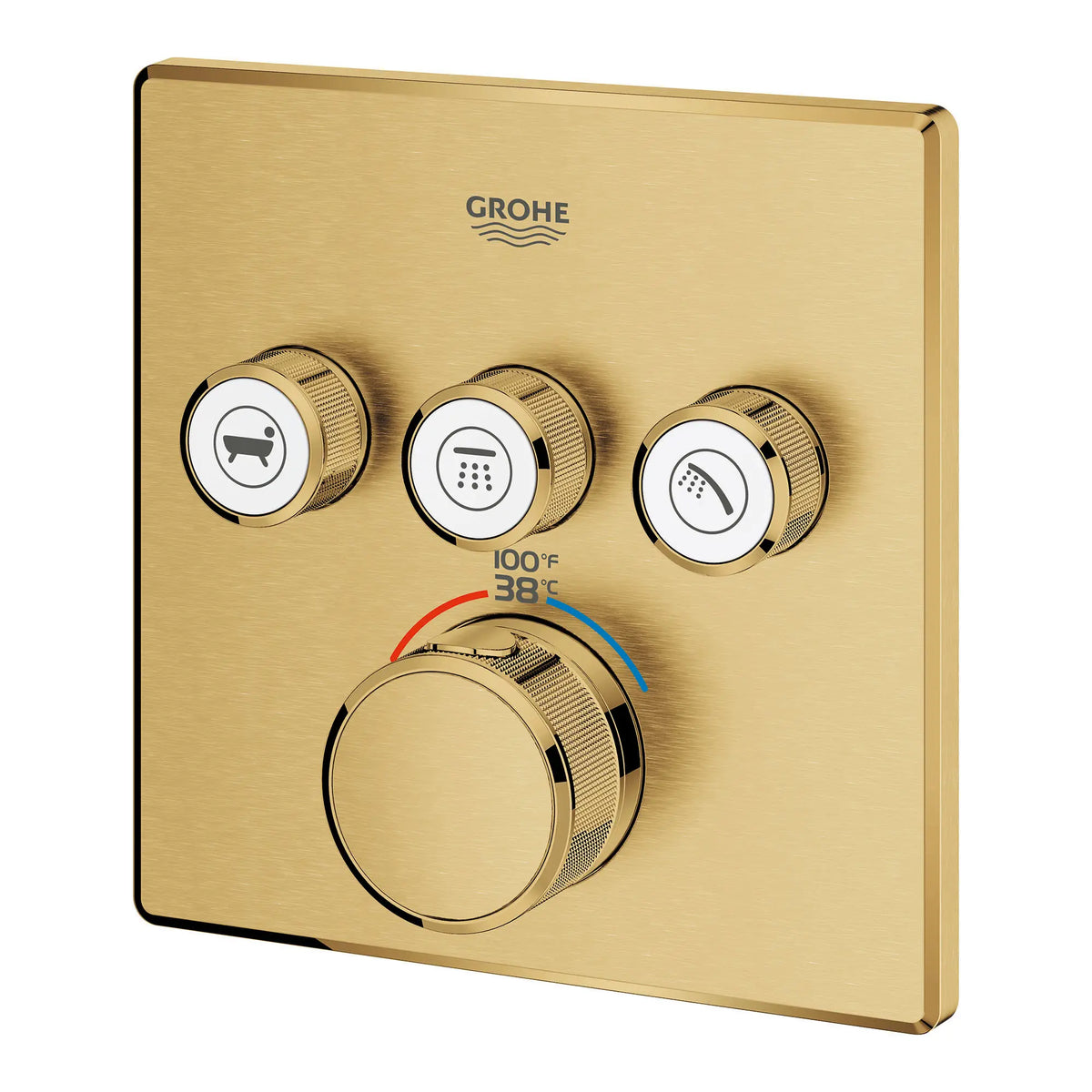 Grohe GRT SMARTCTRL TRIPLE FUNCTION THERM TRIM  Brushed Cool Sunrise 29142GN0 - Brushed Cool Sunrise