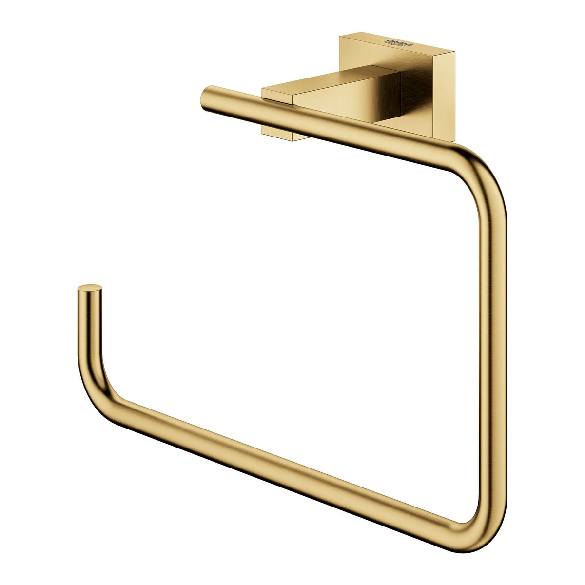 Grohe ESSENTIALS CUBE 8IN TOWEL RING  Brushed Cool Sunrise 40510GN1 - Brushed Cool Sunrise