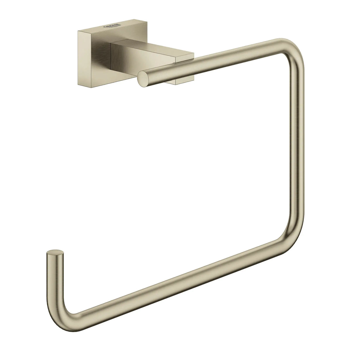 Grohe ESSENTIALS CUBE 8IN TOWEL RING  Brushed Nickel 40510EN1 - Brushed Nickel