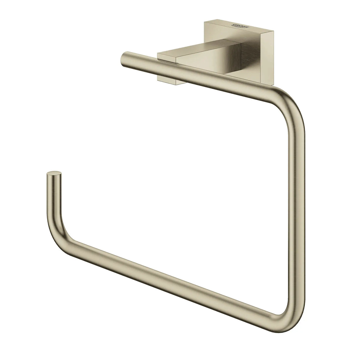 Grohe ESSENTIALS CUBE 8IN TOWEL RING  Brushed Nickel 40510EN1 - Brushed Nickel