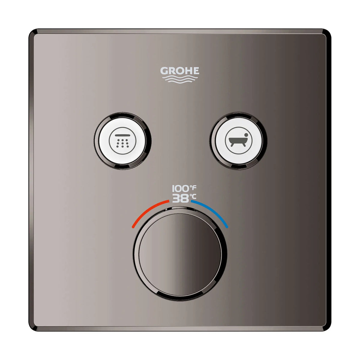 Grohe GRT SMARTCTRL DUAL FUNCTION THERM TRIM  Hard Graphite 29141A00 - Hard Graphite