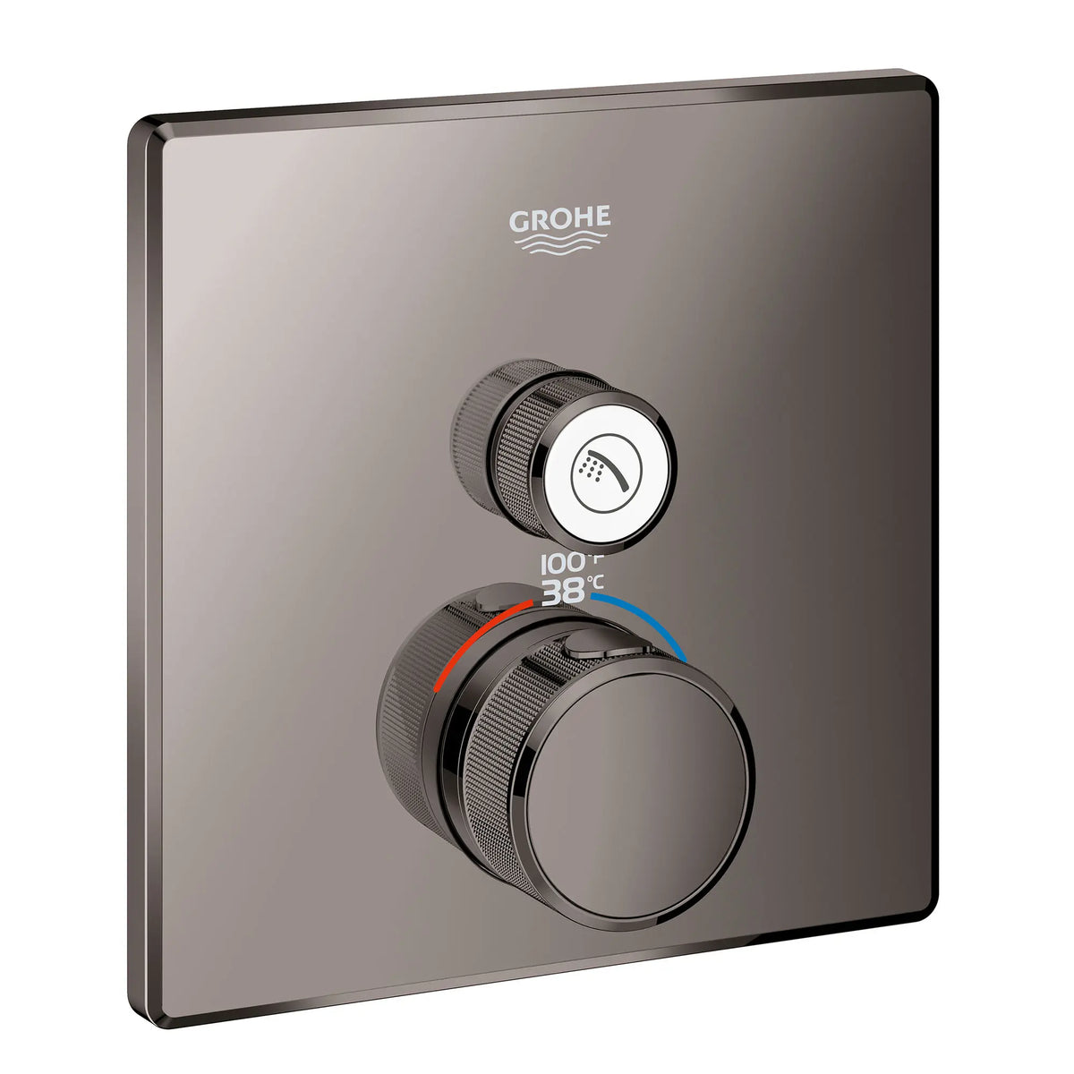 Grohe GRT SMARTCTRL SINGLE FUNCTION THERM TRIM  Hard Graphite 29140A00 - Hard Graphite